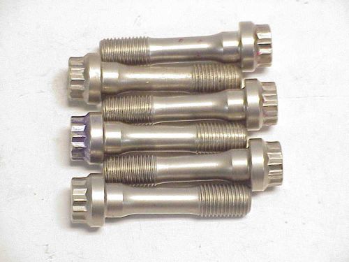 6 carr 12 point connecting rod bolts sps 14 - 3/8-24 x 1.600" carrillo  jh59