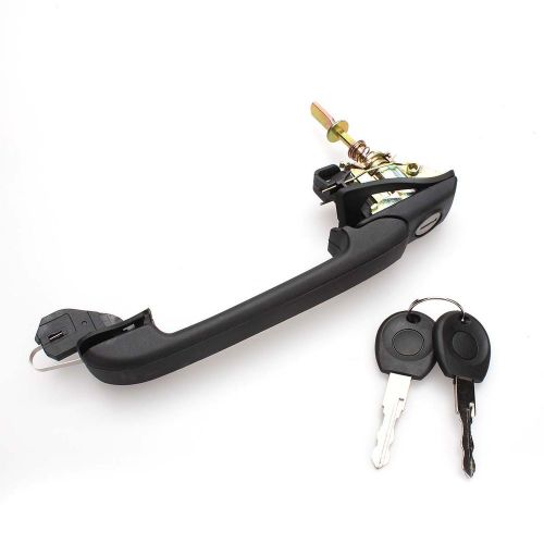 New front (right = left) door handle with lock &amp; keys for vw jetta golf mk3