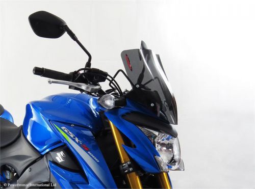 Suzuki gsx-s1000 16 light screen windshield 330mm light tint - made england (pb)