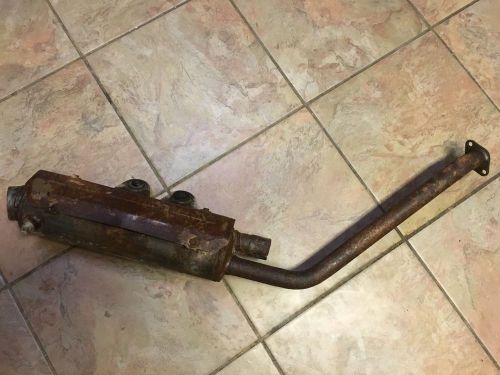 2003 kawasaki kfx 700 exhaust pipe muffler