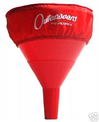 New outerwear round fuel funnel w/ moisture resistant filter,7" diameter,2 quart