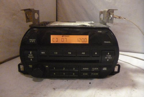 02 03 nissan altima oem radio single disc cd py520 28185-3z700 tz431