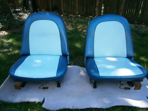 1958 1959 60 ford thunderbird tbird interior front &amp; rear seats frames upholster
