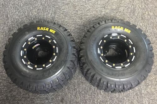 Dwt g2 beadlock wheels rims 8" 8x8 4/110 honda suzuki 450r ltr450 maxxis razrs