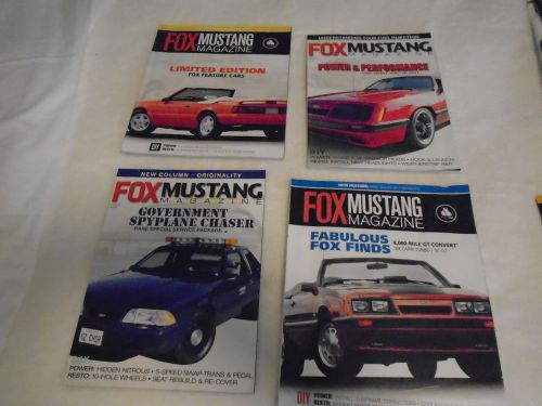 Mustang fox body collectible rare magazines  total of 7