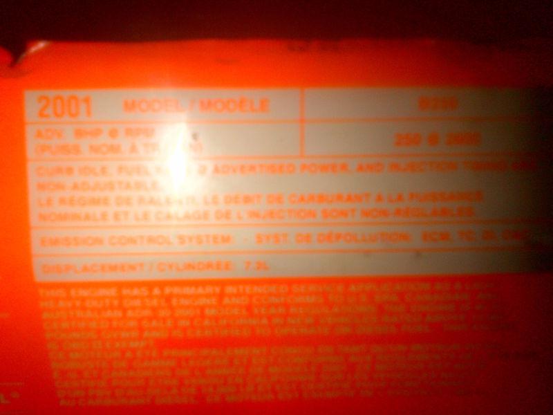 99-2003 Ford 7.3 Powerstoke Diesel Engine, US $1,200.00, image 5