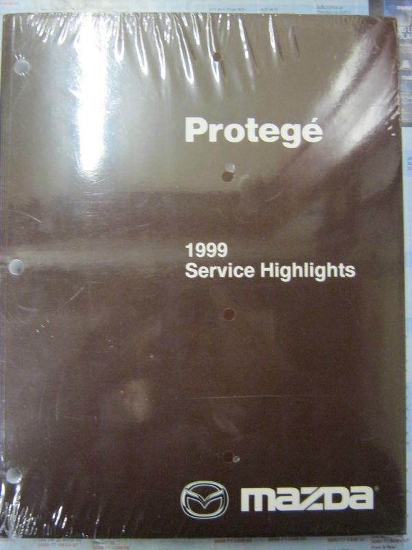 1999 mazda protege service highlights manual