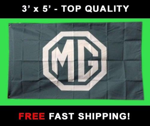 Mg racing flag - new 3&#039; x 5&#039; banner - british mg3 mg6 longbridge - free ship