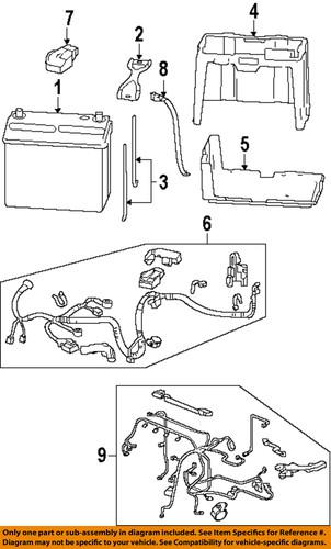 Honda oem 31531sna000 battery-upper cover