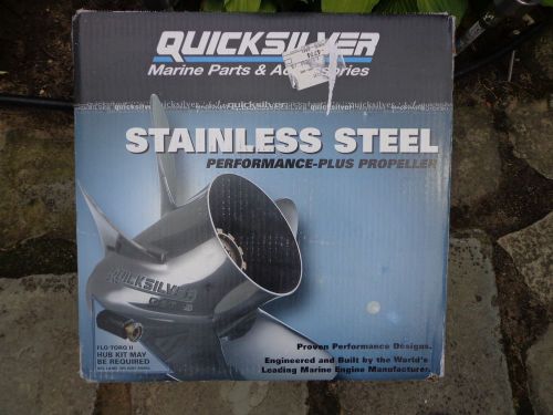Mercury bravo three stainless prop,propeller qs3322s 14 1/4" 22 pitch new in box