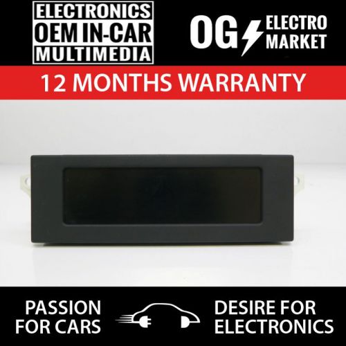 Peugeot 407 citroen central info display monitor lcd  mfa mmse- emf 98041721xt