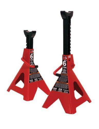 Heavy duty 6 ton steel jack stands car truck workshop industrial adjustable new