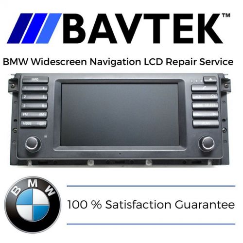 Bmw e38 e39 e46 e53 widescreen 16:9 navigation display lcd repair service 