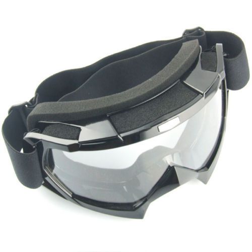 Motorcycle new black goggles motocross bike dirt atv mx off-road safety eye-wear