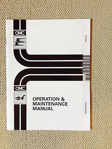 Omc johnson outboard v4 turbojet operation &amp; maintenance manual 90 115 hp 212255