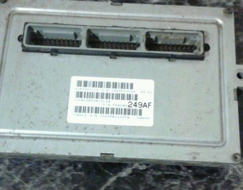 2001 dodge durango 4.7l engine computer modules p56040249af