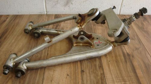 2003 2007 suzuki ltz 400 right front upper &amp; lower control arm with hub spindle