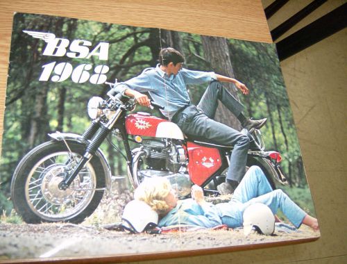1968 bsa motorcycle full line catalog