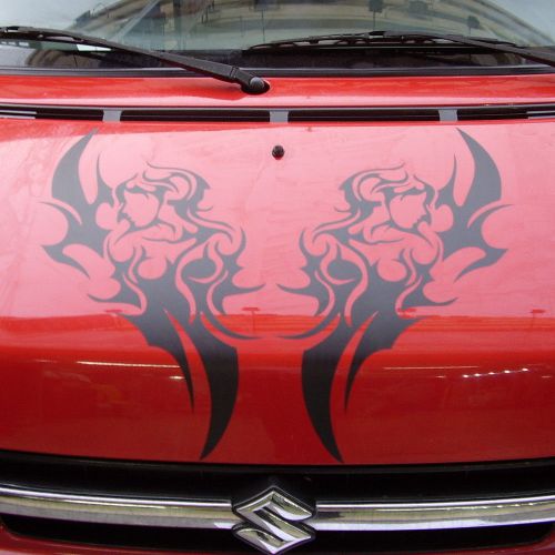 Car vinyl decals sticker hood decals body stickers beauty sexy girl stripe #cg58