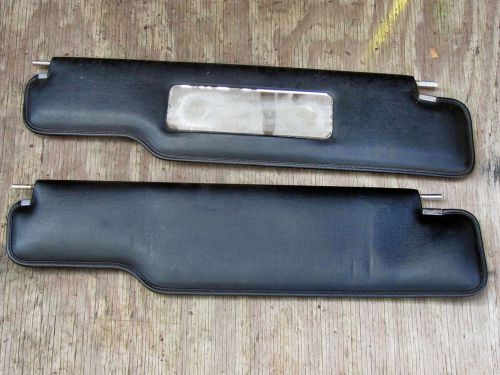 1966 1967? lincoln continental pair of sun visors oem black visor pair 66 67?