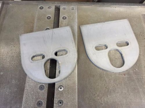 Air bag flat plates 6&#034; inch 2500 lbs  2600 lbs upper universal air ride