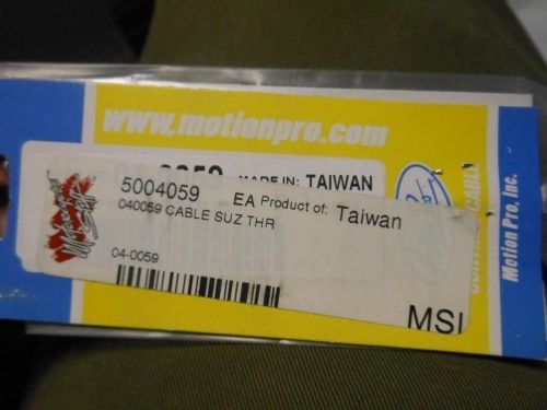 Motion pro atv black vinyl throttle cable suzuki lt250r quad racer 85-86 04-005