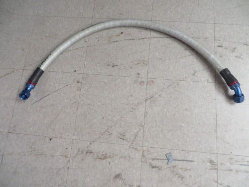 New goodridge -16 steel braided  hose with fiitings and heat shield