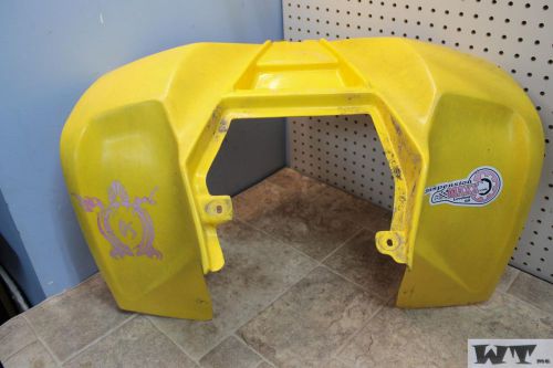 87-95 suzuki quadsport 80 lt80 2x4 oem yellow front upper nose fairing cowl