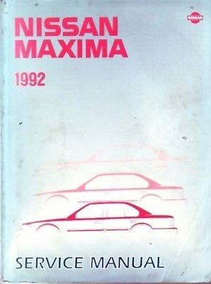 1992 nissan maxima factory shop service manual