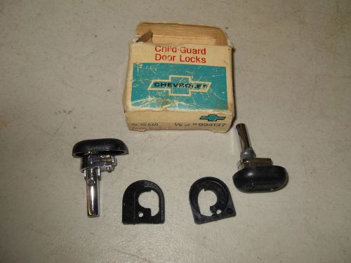 1971 72 73 74 75 76 chevrolet chevelle nova child guard door locks 994137 nos