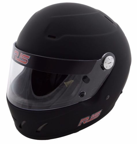 Rjs racing new snell sa2015 full face sportsman helmet matte black small kart