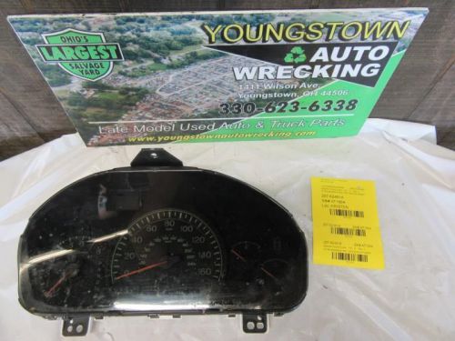 Speedometer cluster 3.0l sedan vin m 5th digit ex fits 03-05 accord 1515905