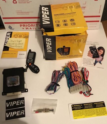Viper (5305v) open box lcd smart car alarm 2-way security &amp; remote start system