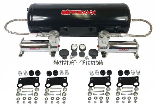 Viair 444c chrome air compressors 8 gallon air tank isolator mount kit 150psi
