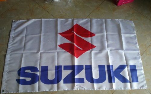 Suzuki motorcycles racing 3 x 5 polyester banner flag man cave motocross!!!