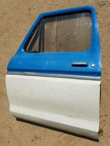 1973-1979 ford f-series pickup truck drivers left side door assembly f100 bronco