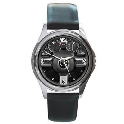 2012 mazda mx 5 miata 2 door convertible auto steering wheel round metal watch