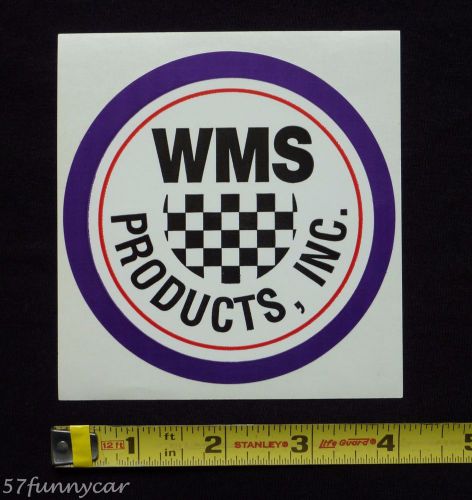 Wms products inc decal sticker~original vintage~kart racing tuck run sprockets