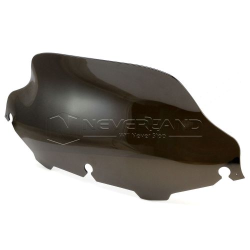 8inch smoke wave windscreen windshield fit harley electra street glide touring