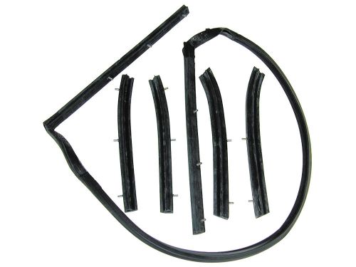 New 1965-68 mustang seals convertible top weatherstrip gaskets header lh rh ford