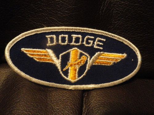 Dodge patch - vintage - new - original - auto - 2 x 4 1/2