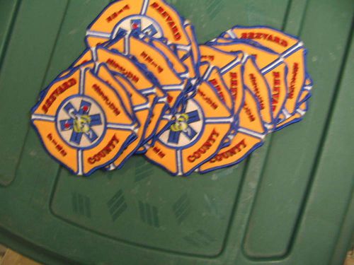 Brevard fire rescue county 25 patches lot#2 worldwide shipping responder