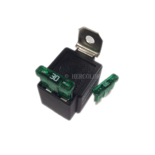 12v 30a fused 4 terminal auxillary relay unit for spot lamps