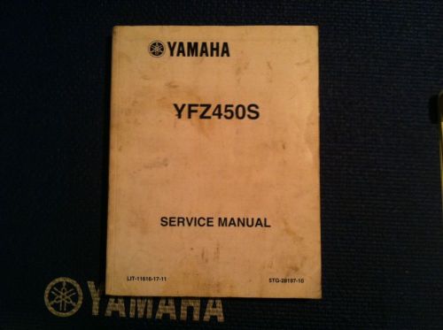 Oem yamaha atv service manual 2004 yfz450s lit-11616-17-11