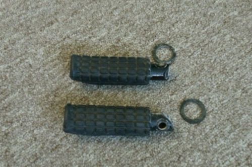 Honda hawk gt oem rear passenger foot pegs oem 1988-1991 clean!