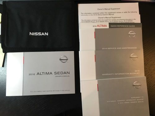 2016 nissan altima sedan  owners manual