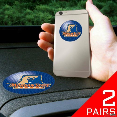 Fanmats - 2 pairs of morgan state university dashboard phone grips 13029