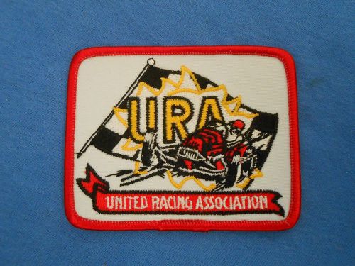 Vintage ura united racing association jacket patch usac dirt track open wheel
