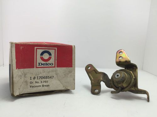 Carburetor choke pull off delco #17068547, nos