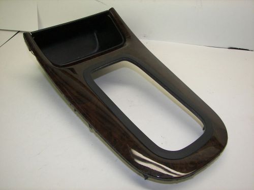 2000-2001  infiniti i30 shifter bezel woodgrain trim at with open compartment